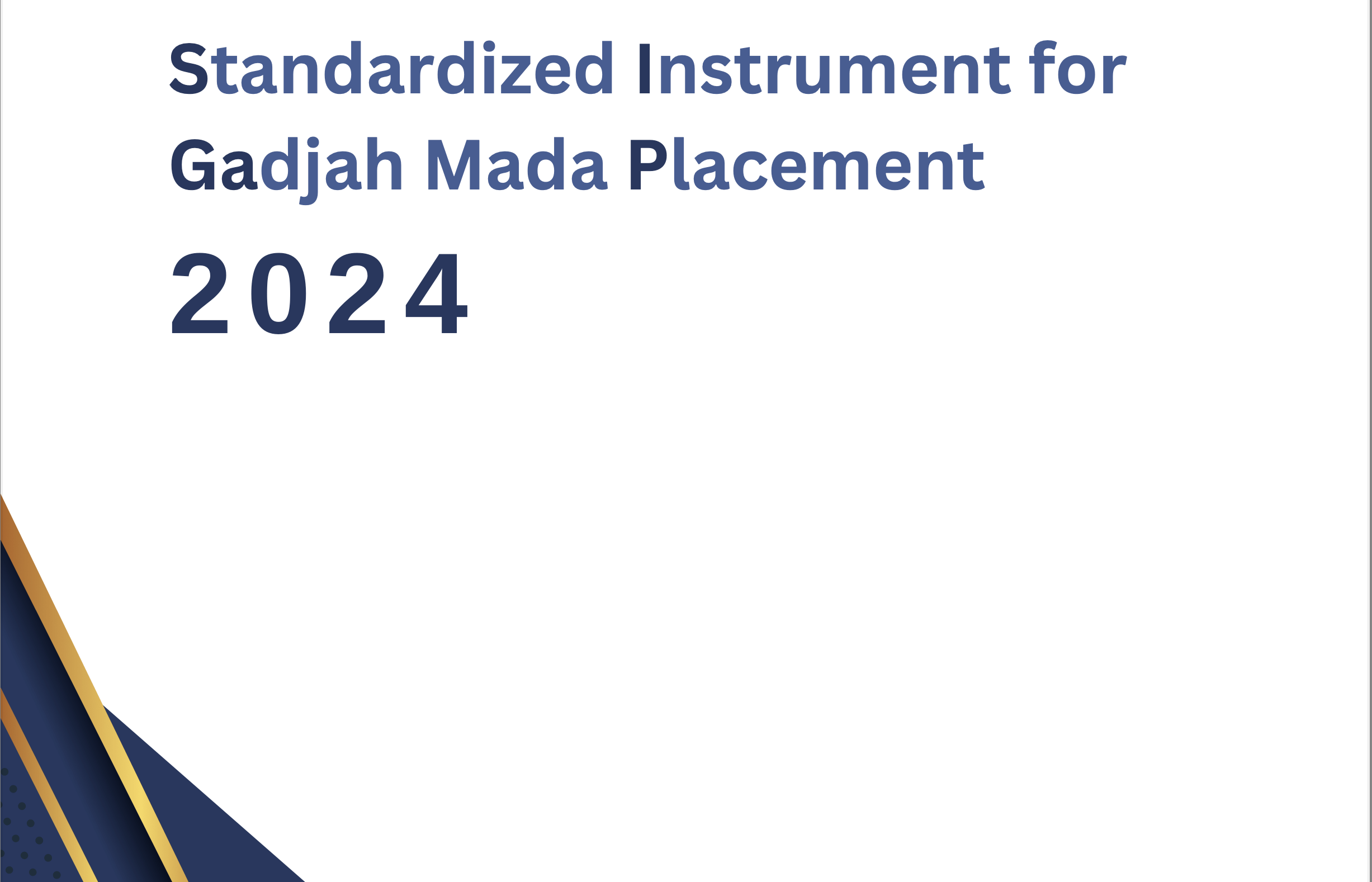 Protected: Standardized Instrument for Gadjah Mada Placement – A