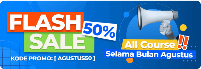 Promo Merdeka 50% – Belajar Lebih Hemat di Bulan Agustus!