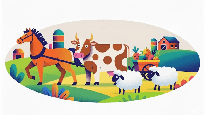 Biologi Produksi Ternak Potong, Kerja, dan Kesayangan