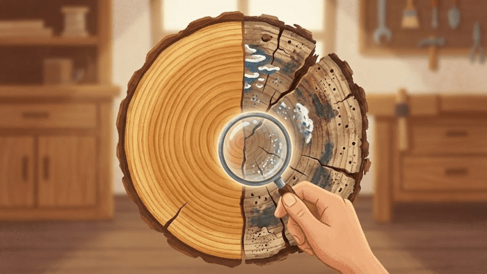 Identifikasi Kemunduran Kualitas Kayu Untuk Umum