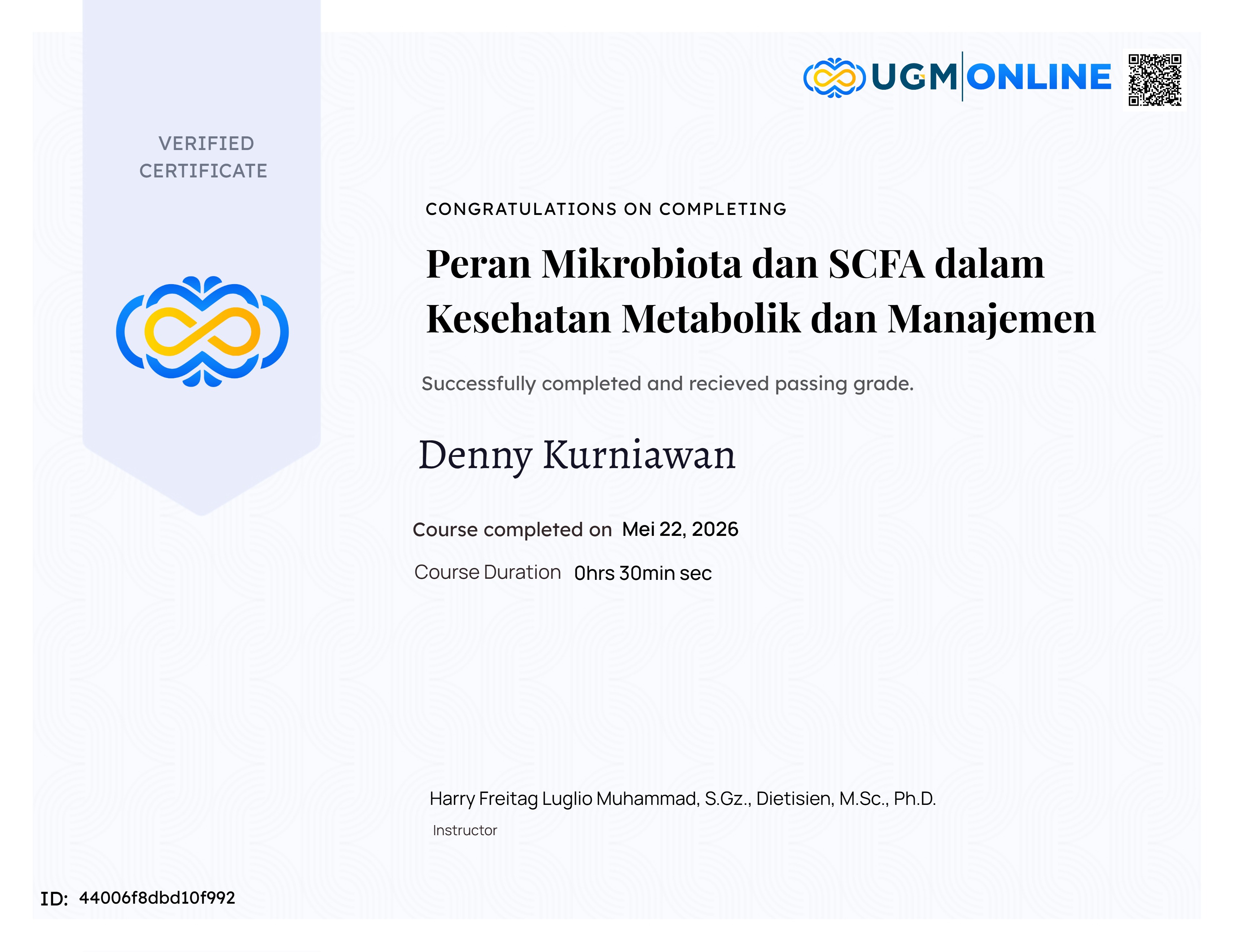 Peran Mikrobiota dan SCFA dalam Kesehatan Metabolik dan Manajemen Berat Badan