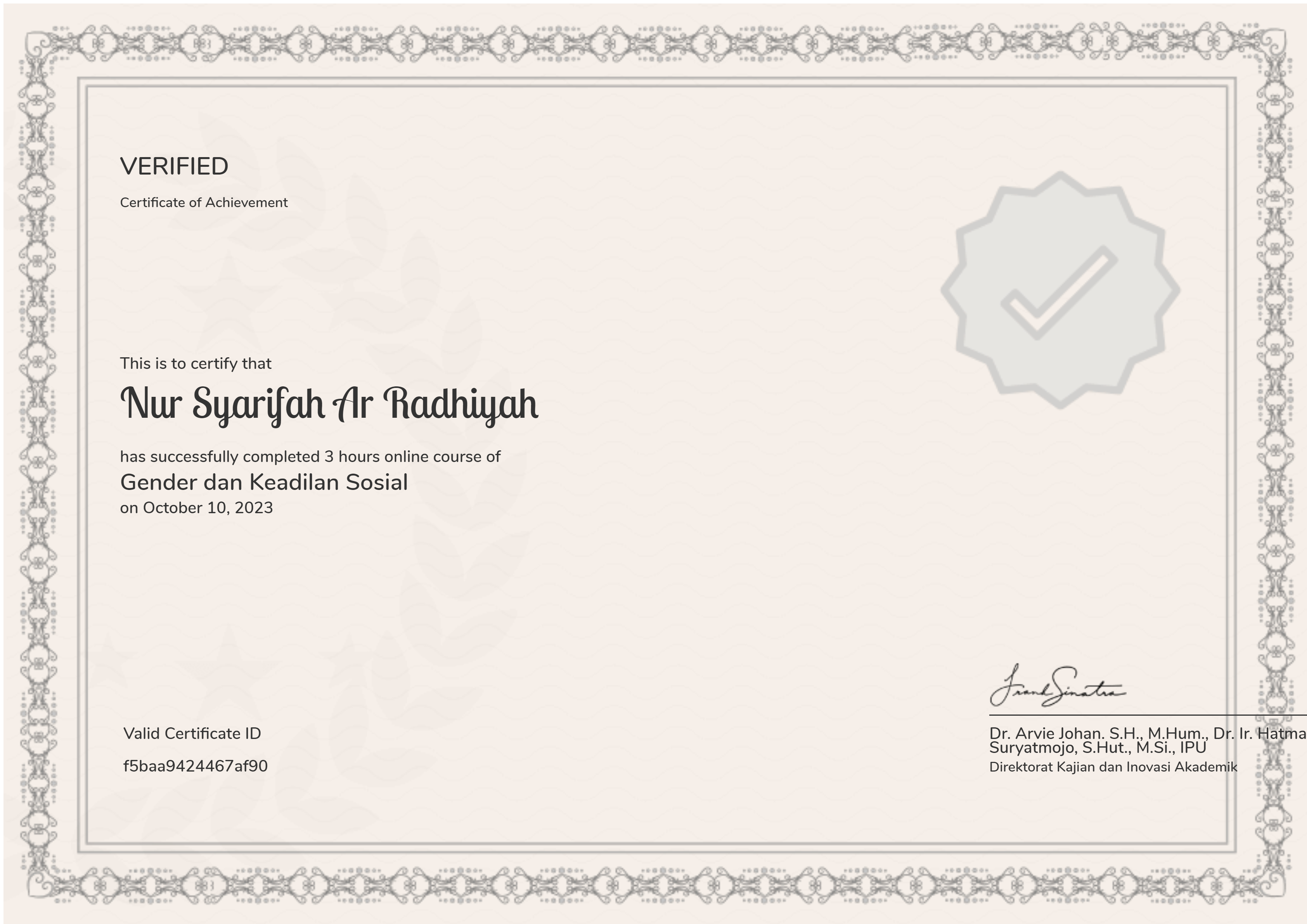 Gender dan Keadilan Sosial